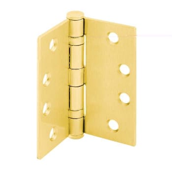 Image for Prime-Line 4-1/2" Commercial Pivot Door Hinge, Satin Brass, Package Of 3 from HD Supply
