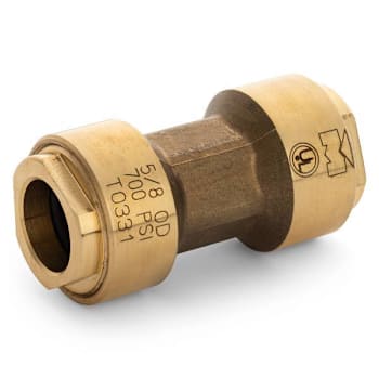Image for Mueller Streamline Ac Push 5/8" Coupling Package Of 10 from HD Supply