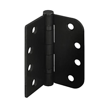 Prime-Line 4" Pivot Door Hinge, Commercial, Matte Black, Package Of 3
