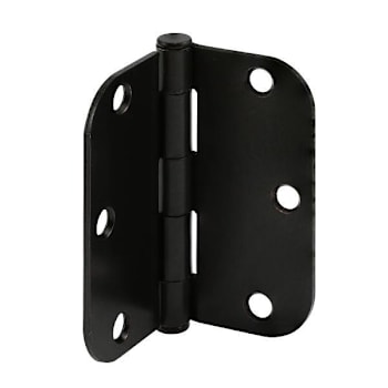 Prime-Line 3-1/2" Pivot Door Hinge, Residential, Matte Black, Package Of 3