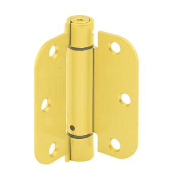 Image for Prime-Line 3-1/2" Spring Door Hinge, Commercial, Satin Brass, Package Of 3 from HD Supply
