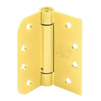 Image for Prime-Line 4" Spring Door Hinge, Commercial, Satin Brass, Package Of 3 from HD Supply