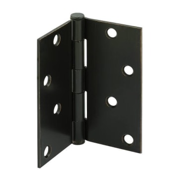 Prime-Line 4" Pivot Door Hinge, Residential, Oil Rubbed Bronze Package Of 3