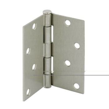 Image for Prime-Line 4" Pivot Door Hinge, Residential, Satin Nickel Package Of 3 from HD Supply