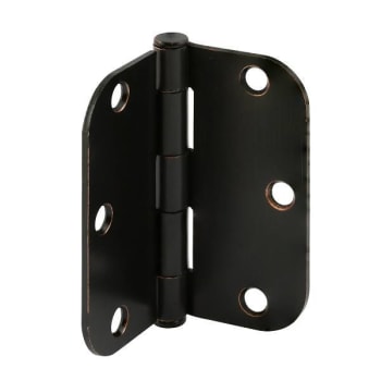Prime-Line 4" Pivot Door Hinge, Residential Matte Black, Package Of 3