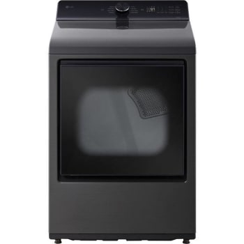 LG 7.3-Cu. Ft. Ultra Large Capacity Smart Gas Dryer In Platinum Black
