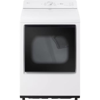 LG 7.3-Cu. Ft. Ultra Large Capacity Smart Gas Dryer In White