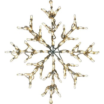 Image for Fraser Hill Farm 30" Snowflake In Warm White LED Lights from HD Supply