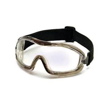 Pyramex®-Low Profile Chemical Splash Goggles-Clear Body-Clear Af Lens