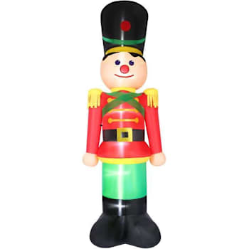 Fraser Hill Farm 12' Pre-Lit Inflatable Nutcracker