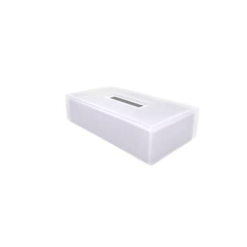 Image for Sleepnest Flat/Rectangular Tissue Box Cover Snow Case Of 8 from HD Supply