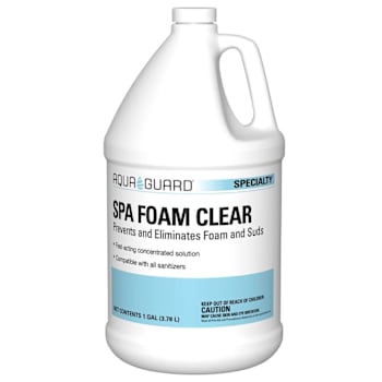 Aquaguard 1 Gallon Spa Foam Clear