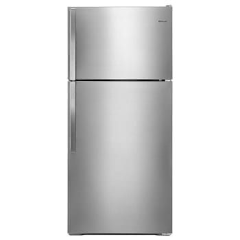 Whirlpool ENERGY STAR 14 cu. ft. 28 In. Top Freezer Refrigerator, Monochromatic Stainless Steel