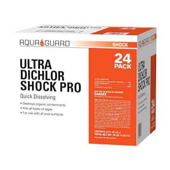 Aquaguard Dichlor Shock PRO 1 Lb. Bags, Package Of 24