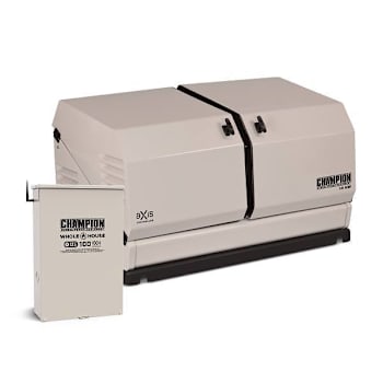 Image for Champion 14,000-Watt Dual Fuel Liquid Propane/Gas House Home Standby Generator from HD Supply