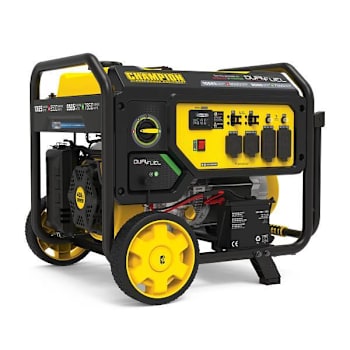 Image for Champion 8500-Watt Electric Start Dual Fuel Home Backup Portable Generator from HD Supply