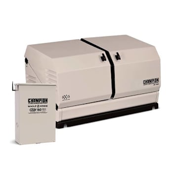 Image for Champion 14,000-Watt Dual Fuel Liquid Propane/Gas House Home Standby Generator from HD Supply
