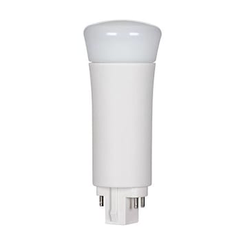 SATCO LED PL 4-Pin, G24Q Base, 3500k, Type A, Vertical, 9 Watt, Case Of 10