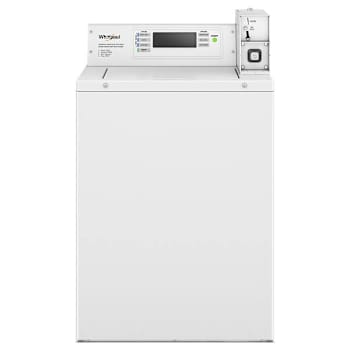 Whirlpool Commercial 3.3 Cu. Ft. Top-Load Washer With Coin Drop/Coin Box, White