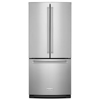 KitchenAid 20 cu. ft. French Door Refrigerator With Ice Maker, Stainless Steel