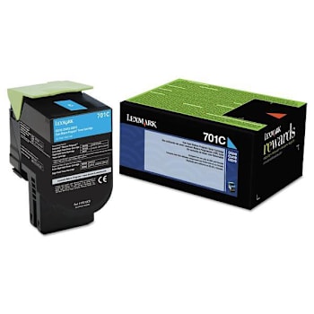 Image for Lexmark Return Program Toner 1,000 Page-Yield Cyan from HD Supply