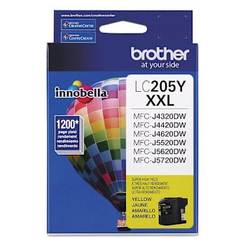 Image for Brother Lc205y Innobella Super High-Yield Ink 1,200 Page-Yield Yellow from HD Supply