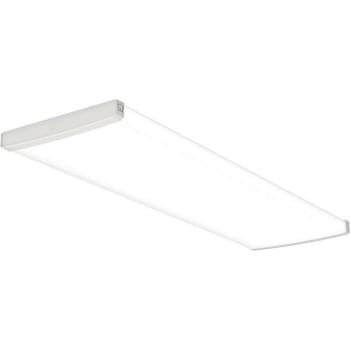 Lithonia Lighting LED 48" Wraparound, Wide Body, Select Cct, 52 Watts, White