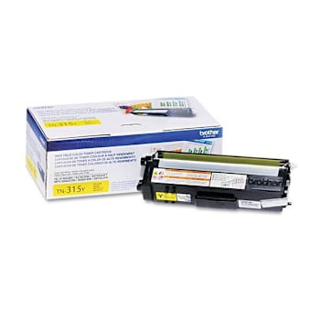 Image for Brother Tn315y High-Yield Toner 3,500 Page-Yield Yellow from HD Supply