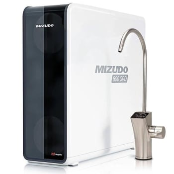 Mizudo Megaflo 800 Gpd 9-Stage Reverse Osmosis Filtration System Smart LED Fauct