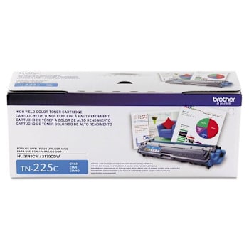 Image for Brother Tn225c High-Yield Toner 2,200 Page-Yield Cyan from HD Supply