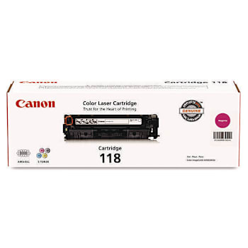 Image for Canon 118 Toner 2,900 Page-Yield Magenta from HD Supply
