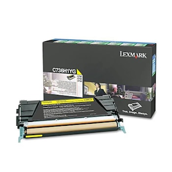 Lexmark Return Program High-Yield Toner 10,000 Page-Yield Yellow