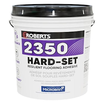 Image for Roberts 2350 Hard-Set Resilient Flooring Adhesive, 4 Gallon from HD Supply