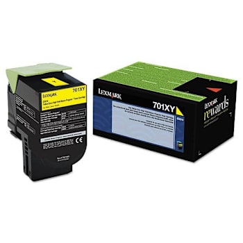 Lexmark Return Program Extra High-Yield Toner 4,000 Page-Yield Yellow