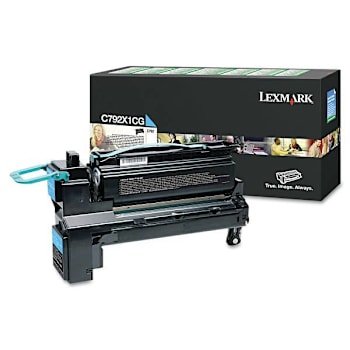 Image for Lexmark Return Program Extra High-Yield Toner 20,000 Page-Yield Cyan from HD Supply