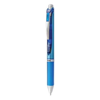 Image for Pentel Energel Rtx Gel Pen Retractable Med .7mm Blue Ink Blue/Light Blue Barrel from HD Supply