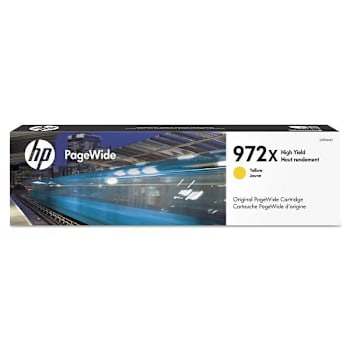 Image for HP 972x, (L0s04an) High-Yield Yellow Original Pagewide Cartridge from HD Supply