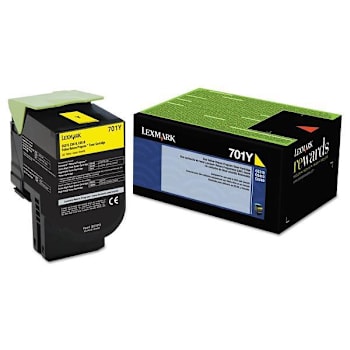 Image for Lexmark Return Program Toner 1,000 Page-Yield Yellow from HD Supply