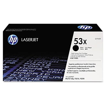 Image for HP 53x High-Yield Black Original Laserjet Toner Cartridge from HD Supply