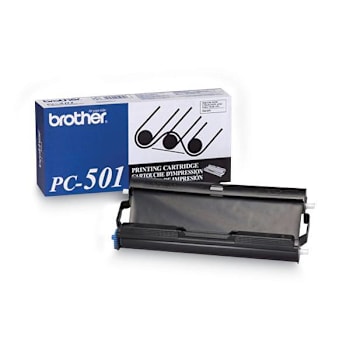 Image for Brother Pc-501 Thermal Transfer Print Cartridge 150 Page-Yield Black from HD Supply