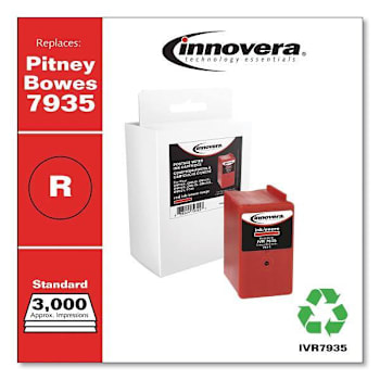 Image for Innovera Compatible Red Postage Meter Ink Replacement 3,000 Page-Yield from HD Supply