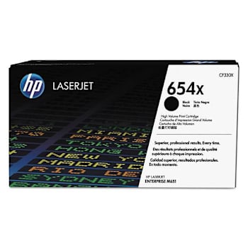 HP 654x, (Cf330x) High-Yield Black Original Laserjet Toner Cartridge