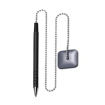 Image for Universal Ballpoint Counter Pen Medium 0.7 Mm Black Ink Black Barrel from HD Supply