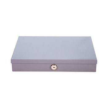 Controltek Heavy Duty Low Profile Cash Box 6 Compartments 11.5 X 8.2 X 2.2 Gray