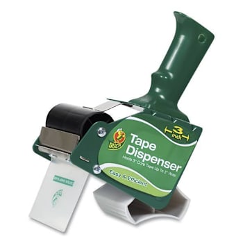 Image for Duck Extra-Wide Packaging Tape Dispenser 3" Core - 3" X 54.6 Yds Green from HD Supply
