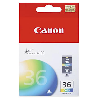 Image for Canon Cli-36 Ink 100 Page-Yield Tri-Color from HD Supply