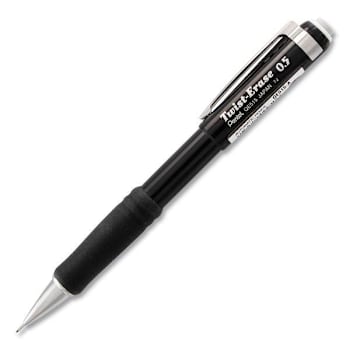 Image for Pentel Twist-Erase III Mechanical Pencil .5mm Hb #2 Black Lead Black Barrel from HD Supply