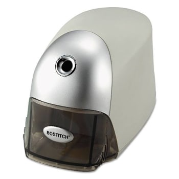 Bostitch Quietsharp Executive Electric Pencil Sharpener Ac-Powered 4x7.5x5 Gray