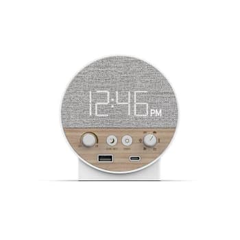 Image for Nonstop Station R Sound Machine And Alarm Clock Wood/White from HD Supply