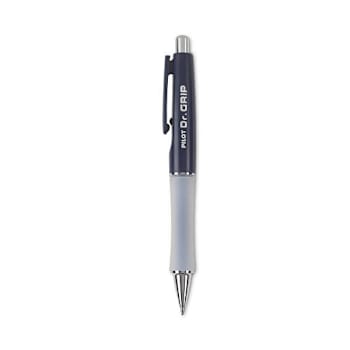 Image for Pilot Dr. Grip Ballpoint Pen Retractable Medium 1 Mm Blue Ink Navy Barrel from HD Supply